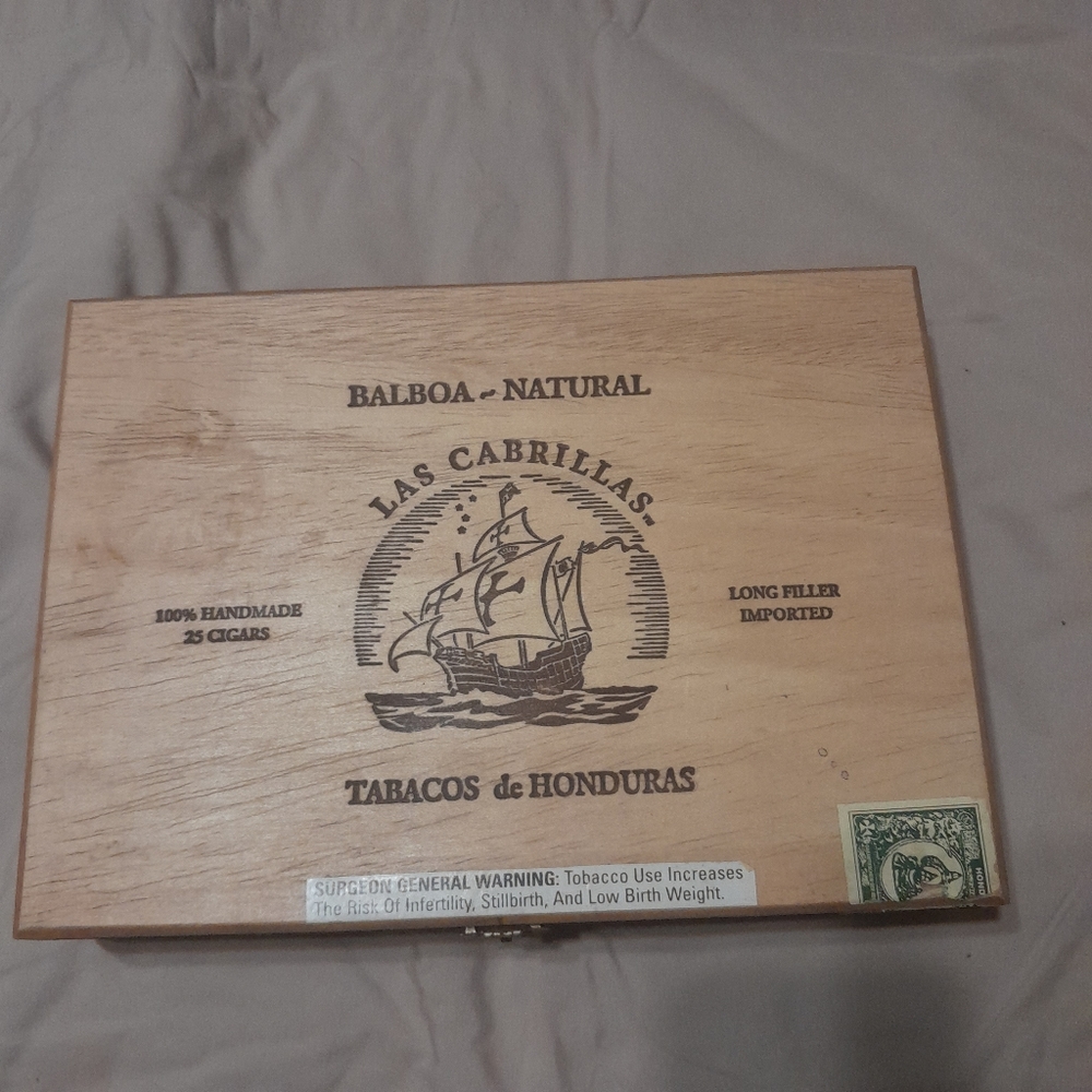 🌴Las Cabrillas Balboa cigar box
